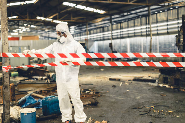 Professional Odor Removal technician working in Harrison, ME
